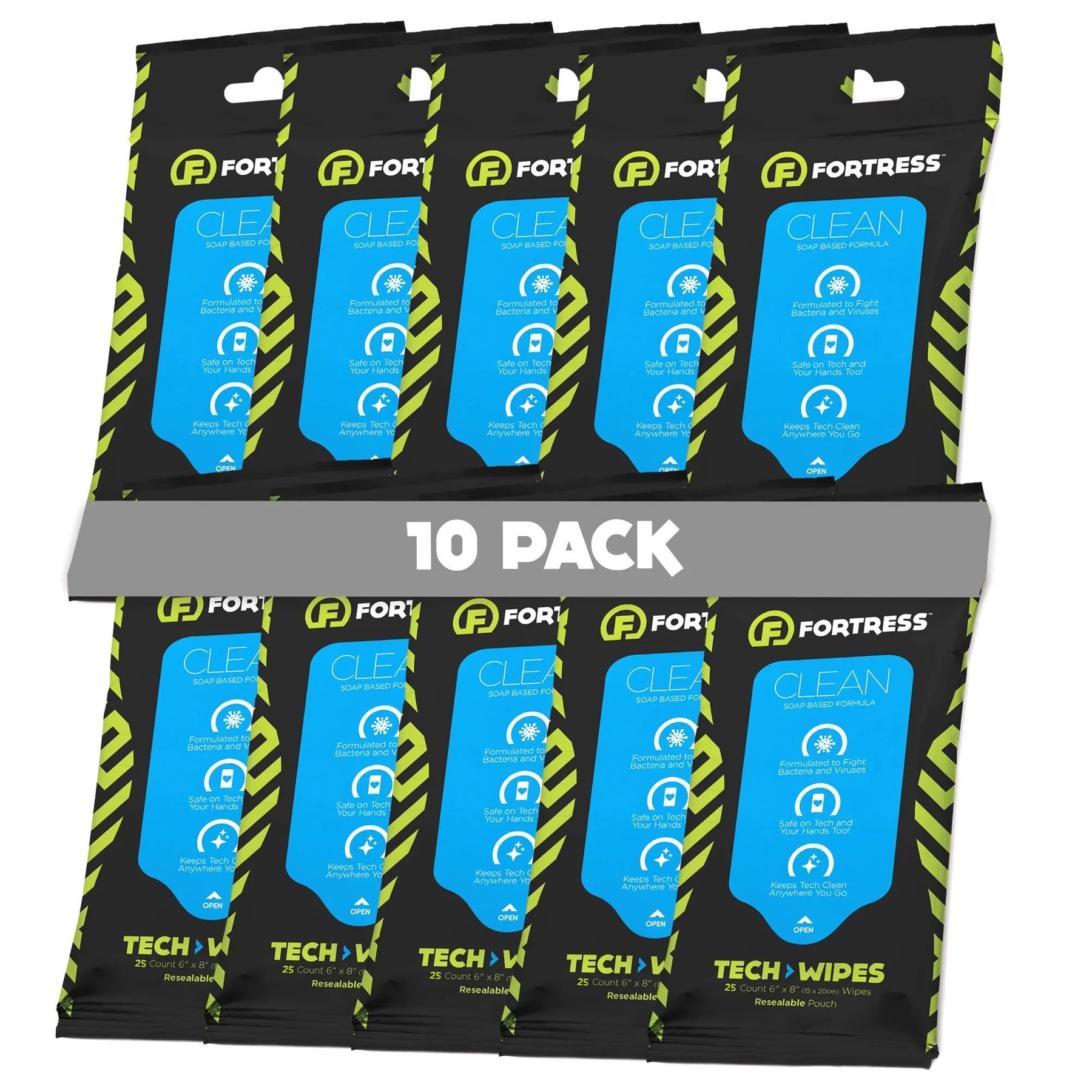 Fortress Fortress Tech Wipes (25 ct.) To-Go Disinfecting Wipes for Tech  Clean 