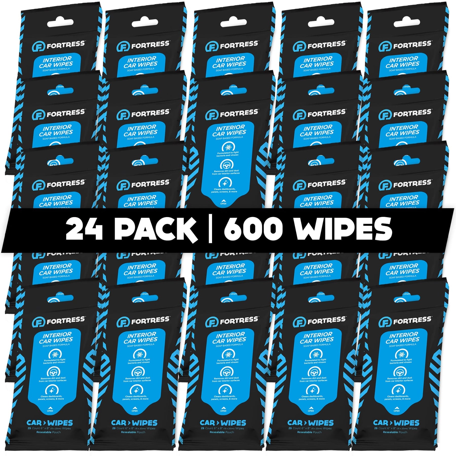 Car Wipes To-Go Cleaning Wipes for Car Interiors - Bulk Deals