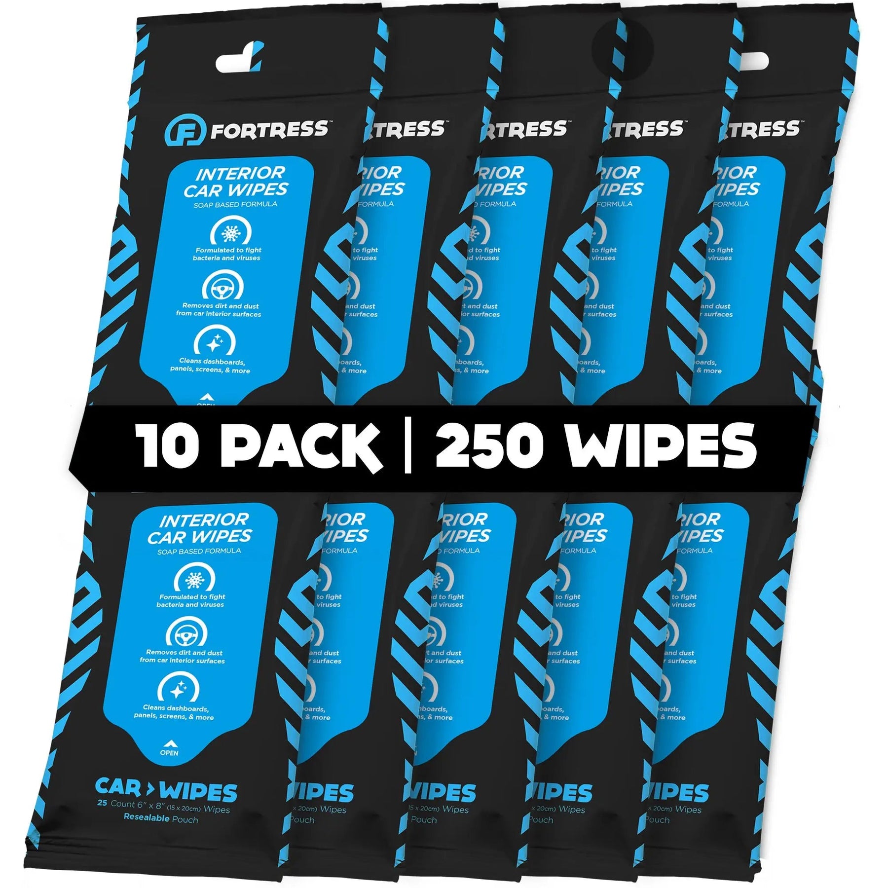 Car Wipes To-Go Cleaning Wipes for Car Interiors